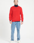 LUKE 12 Cashmere round-neck sweater red