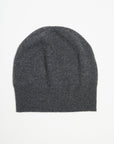 Charcoal grey cashmere hat