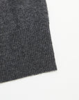 Charcoal grey cashmere hat