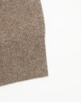 Taupe cashmere hat