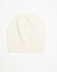 Ecru white cashmere hat