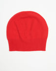 Red cashmere hat