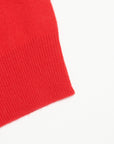 Red cashmere hat