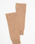 Camel cashmere mittens