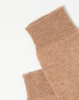 Camel cashmere mittens