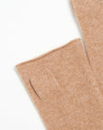 Camel cashmere mittens