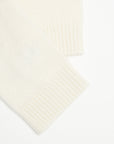 Ecru white 4-thread cashmere gloves