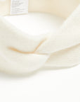 Ecru white 4-thread cashmere headband