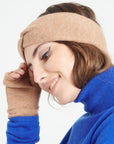 Camel 4-thread cashmere headband