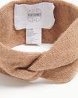 Camel 4-thread cashmere headband