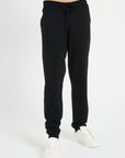 LUKE 7 Black cashmere sweatpants