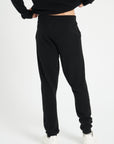 LUKE 7 Black cashmere sweatpants