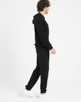 LUKE 7 Black cashmere sweatpants