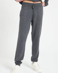 LUKE 7 Charcoal grey cashmere sweatpants