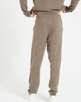 LUKE 7 Taupe cashmere sweatpants