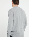 LUKE 11 V-neck cashmere sweater light grey