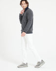 LUKE 11 V-neck cashmere sweater anthracite grey