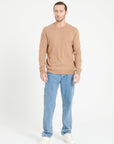 LUKE 12 Cashmere round-neck sweater camel