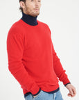 LUKE 12 Cashmere round-neck sweater red