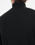 LUKE 15 4-thread cashmere turtleneck sweater, black