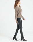 LILLY 1 Slim-fit cashmere round-neck sweater in taupe