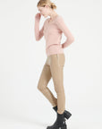 LILLY 2 V-neck cashmere sweater powder pink