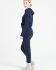 LILLY 11 Navy cashmere sweatpants