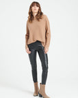 LILLY 25 Round-neck cashmere sweater camel