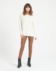 LILLY 30 4-thread cashmere round-neck sweater ecru white