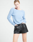 MIA 7 Light blue cashmere V-neck sweater