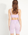 AVA 16 Lilac cashmere cycling shorts