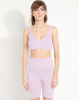 AVA 16 Lilac cashmere cycling shorts