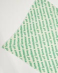 UNI 7 "SUMMER OF LOVE" printed cashmere bandana, green