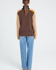 ZAYA 12 Multi-color 4-thread cashmere turtleneck sweater