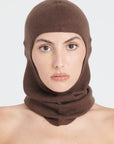 UNI 9 Brown cashmere balaclava