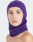 UNI 9 Purple cashmere balaclava