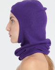 UNI 9 Purple cashmere balaclava