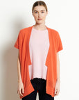 RIA 4 Tangerine cashmere kimono