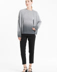 NAMI 12 Grey tie and dye cashmere shawl collar jacket