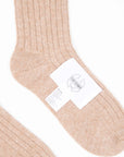 UNI 12 Traditional 4-thread cashmere camel rib sock