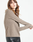 LILLY 1 Slim-fit cashmere round-neck sweater in taupe