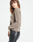 LILLY 1 Slim-fit cashmere round-neck sweater in taupe