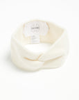 Ecru white 4-thread cashmere headband